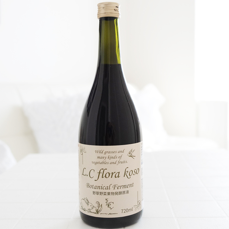 写真：L.C flora koso 野草野菜果物発酵原液 内容量　720ml